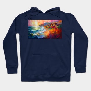 Floral dunes and the beach house Hoodie